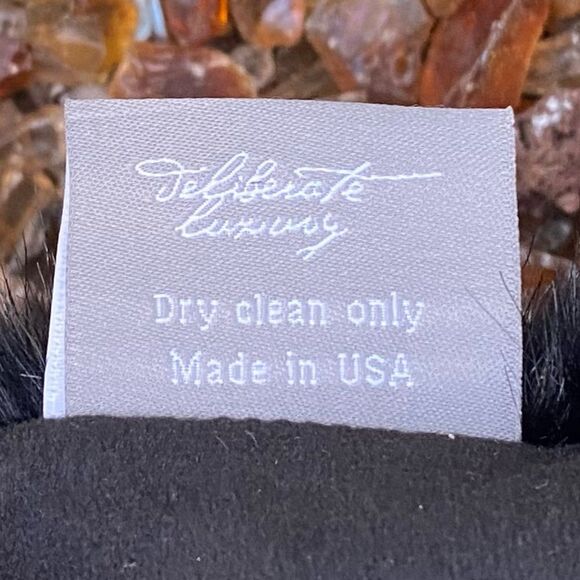 NWOT New Two (2) Aviva Black Faux Fur Textured Luxury Accent Decorative Pillows. - Picture 9 of 9